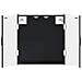 Armadio per Dartboard HAARLEM Nero 52,5 x 10,5 x 53,5 cm - Foto miniatura 1