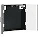 Armadio per Dartboard HAARLEM Nero 52,5 x 10,5 x 53,5 cm - Foto miniatura 3