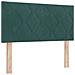 Letto ottomano con materasso Verde Scuro 90 x 190 cm Velluto - Foto miniatura 5
