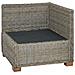 Divano Angolare con Cuscini GENDT Rattan naturale Grigio Kubu - Foto miniatura 4