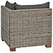 Divano Angolare con Cuscini GENDT Rattan naturale Grigio Kubu - Foto miniatura 5