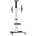 650602 base da pavimento per tv a schermo piatto 177,8 cm (70) Portable flat panel floor stand Nero, Bianco - Foto miniatura 1