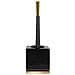 Portascopino Wc Roma 105 X 130 X H. 380 Mm Corpo Nero - Base Oro Finitura Lucida - Roma 10.17983 - Foto miniatura 1