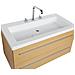 Mobiletto Lavabo Beige E Argento A 2 Cassetti Con Moderno Specchio Barcelona - Foto miniatura 24