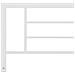 Letto In Metallo Bianco Con Rete A Doghe 180 X 200 Cm Cusset - Foto miniatura 17
