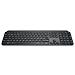 Mx Keys Tastiera Rf Wireless + Bluetooth Qwerty Danese, Finlandese, Norvegese, Svedese Nero - Foto miniatura 2