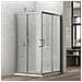 Box Cabina Doccia Angolare Corner Due Ante Scorrevoli Cristallo Temprato Alta Qualità *** Misure : 77-79x117-119xh195 Cm Stampato - Foto miniatura 1