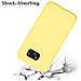 Custodia Compatibile Con Samsung Galaxy S7 Edge In Liquid Giallo - Coperchio Protettivo In Silicone Tpu Flessibile - Foto miniatura 4