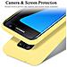 Custodia Compatibile Con Samsung Galaxy S7 Edge In Liquid Giallo - Coperchio Protettivo In Silicone Tpu Flessibile - Foto miniatura 5