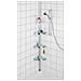 Mensola Per Bagno Ad Angolo - Premium Edge Matt Mensola Doccia, 3 Livelli, Specchio, Telescopico, - Foto miniatura 3