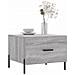 Tavolini Salotto 2pz Grigio Sonoma 50x50x40cm Legno Multistrato - Foto miniatura 3