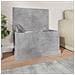 Contenitore Grigio Cemento 70x40x38 cm in Legno Multistrato - Foto miniatura 1