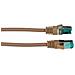 Efb Elektronik Mk6001.1br Cavo Di Rete Marrone 1 M Cat6a S /ftp (s-stp) - Foto miniatura 3