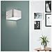 Applique Contemporanea Sania Piccola 4 Led Alluminio Grigio E Nichel Opaco - Foto miniatura 1