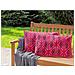 Set Di 2 Cuscini Da Esterno Fucsia 40 X 60 Cm Mezzano - Foto miniatura 1