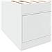 Divano Letto con Cassetti senza Materasso Bianco 100x200 cm - Foto miniatura 7