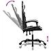 Sedia da Gaming Nero e Bianco in Similpelle - Foto miniatura 4