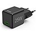 00201985 Caricabatterie per dispositivi mobili Smartphone Nero AC Ricarica rapida Interno - Foto miniatura 1