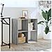 Libreria Grigio Sonoma 68,5x32x68,5 Cm In Legno Multistrato - Foto miniatura 3