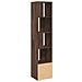Lusso Casadino -  Libreria Rovere Marrone 40x36x189 Cm In Legno Multistrato - Foto miniatura 4
