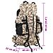 Zaino da Trekking Cammello Mimetico 100 L in Tessuto Oxford - Foto miniatura 8