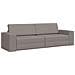 Divano Letto 2-in-1 Tortora 245x150x60.5 cm Tessuto - Foto miniatura 1