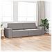Divano Letto 2-in-1 Tortora 245x150x60.5 cm Tessuto - Foto miniatura 3