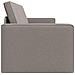 Divano Letto 2-in-1 Tortora 245x150x60.5 cm Tessuto - Foto miniatura 6