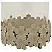 Portacandela Mf744 - Beige - Metallo - 14x14x21 Cm - Foto miniatura 2
