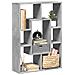 Libreria Grigio Cemento 63x20x90 cm in Truciolato - Foto miniatura 2