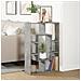 Libreria Grigio Cemento 63x20x90 cm in Truciolato - Foto miniatura 4
