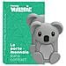 Portamonete Senza Contatto Design Koala Per Bambino Con Cover In Silicone, Grigio - Foto miniatura 3