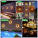 Lampade Solari A Led A Forma Di Petalo Bianco Caldo (confezione Da 4) - Decorazioni Per Giardino Esterno - Foto miniatura 4