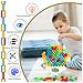 Gioco Di Abilità Montessori Giocattolo Per Costruire Torri Giocattoli 32 Pezzi - Foto miniatura 4