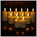 Set Di 6 Candele Led Ricaricabili Senza Fiamma Con Telecomando, Luce Bianca Calda - Foto miniatura 4