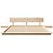 Struttura del letto Marrone 150 x 200 cm legno - Foto miniatura 5