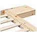 Struttura del letto Marrone 150 x 200 cm legno - Foto miniatura 8