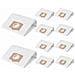 Confezione Da 10 Sacchetti Per La Polvere In Tessuto Non Tessuto Compatibili Con L'aspirapolvere Ego Power+ 9-gallon Wet /dry Avg0905 - Foto miniatura 3