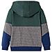 Felpa con Cappuccio e Cerniera per Bambini Verde Scuro 92 - Foto miniatura 2