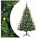 Albero di Natale artificiale preilluminato con set di palline - Foto miniatura 1