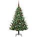 Albero di Natale artificiale preilluminato con set di palline - Foto miniatura 3