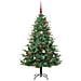 Albero di Natale artificiale preilluminato con set di palline - Foto miniatura 6