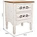 Comodino In Legno Bianco 48x38x62 - Foto miniatura 8