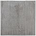 Tappeti per area Quadrato GALATI Grigio 240 x 240 cm Poliestere - Foto miniatura 1
