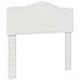 Struttura del letto Bianco 75 x 190 cm Legno Ingegnerizzato - Foto miniatura 7