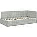 Struttura Letto Angolare con Materasso 2 pcs Grigio chiaro - Foto miniatura 6