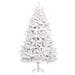 Albero di Natale artificiale Bianco 210 cm PVC e Metallo - Foto miniatura 3