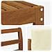 Set di divani da esterno con cuscino 6 pcs Naturale e Crema - Foto miniatura 5
