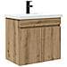 Mobile bagno con rubinetto Rovere Artigianale 61 x 40 x 74,5 cm - Foto miniatura 1
