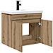 Mobile bagno con rubinetto Rovere Artigianale 61 x 40 x 74,5 cm - Foto miniatura 4